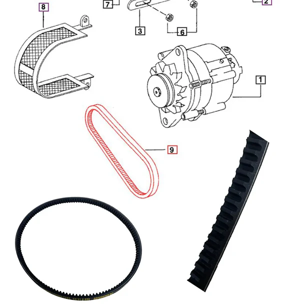 Mahindra Tractor Alternator Belt