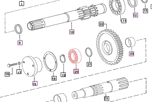 Mahindra Tractor Transmission Bearing