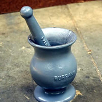 Cast Iron or Agate Mortar & Pestle