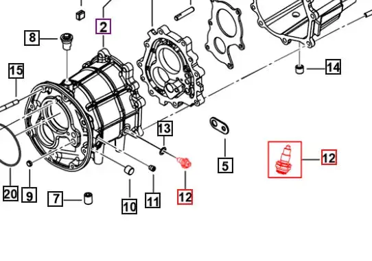 Mahindra Roxor Reverse Lamp Switch 0703CD0920N