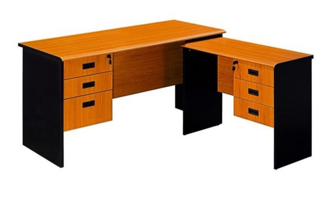 Table bureau 1,80m avec retour