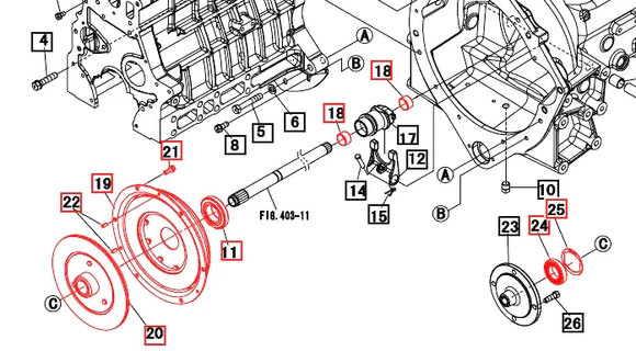Mahindra Tractor 1538 Gear Clutch Assembly Kit