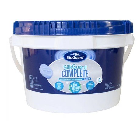 SilkGuard Complète 3" Tablettes, Désinfectant Pour Piscine, 12# Seau