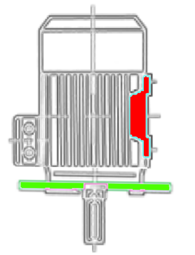 Siemens Motor 200 kW, 4-pole, 315L, B3, 50/60Hz, 400/690V, IE4