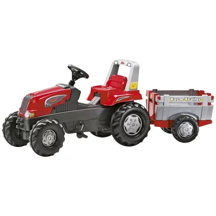TRACTEUR A PEDALES AVEC REMORQUE POUR FERME - ROLLY JUNIOR