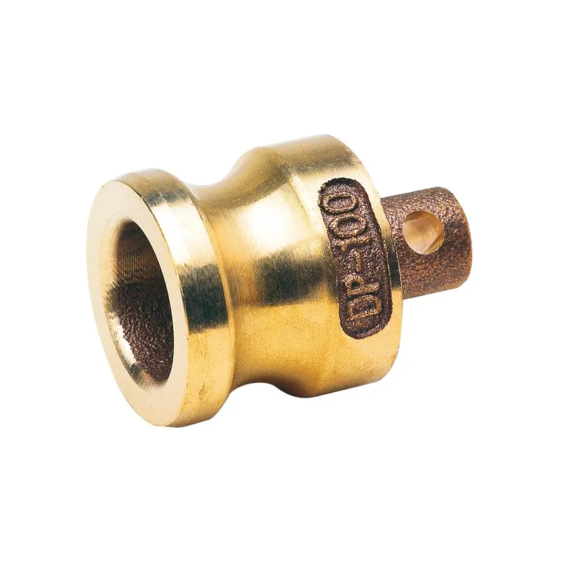Raccord à cames laiton bouchon adaptateur DP