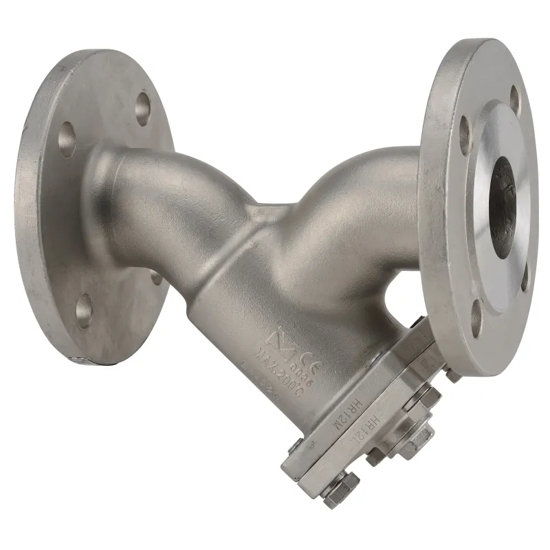 Filtre à tamis en Y inox à brides