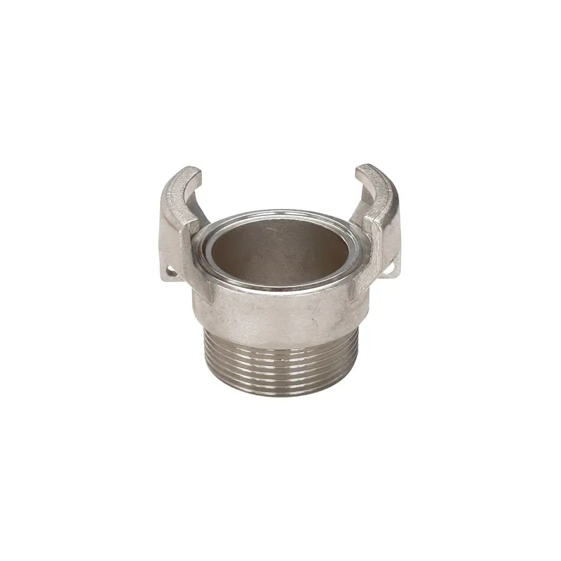 Raccord pompier symétrique acier inox mâle sans verrou BSP dn 20