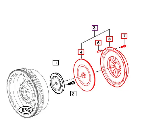 Mahindra Tractor 2540 Gear Clutch Assembly Kit