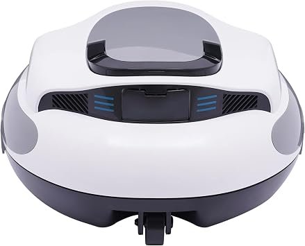 Machine de nettoyage de piscine, aspirateur de piscine sans fil 5000mAh, 1420Oz/Min piscines au sol nettoyeurs automatiques de robots pour piscines plates creusées, 75 min (75 min)