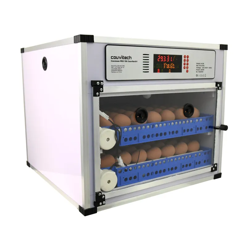 Couveuse PRO Couvitech 136 œufs automatique