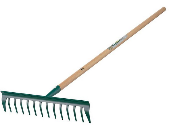 Râteau 14 dents courbes manche bois certifié PEFC LEBORGNE - 375102