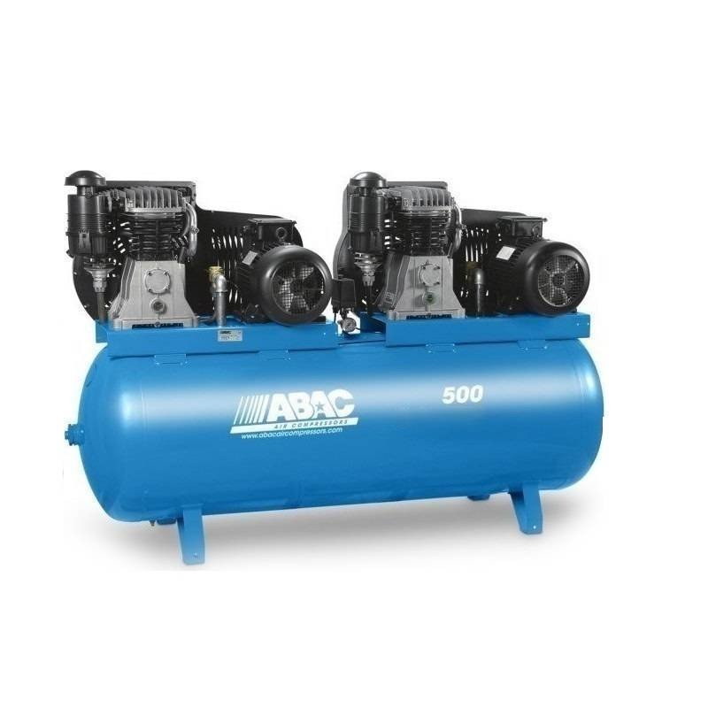 ABAC Tandem B7000 500 LT T7.5 High Performance Compressor Double Pump 7.5 HP