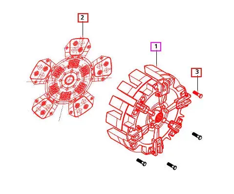 Mahindra Tractor 4540 Clutch Assembly Kit