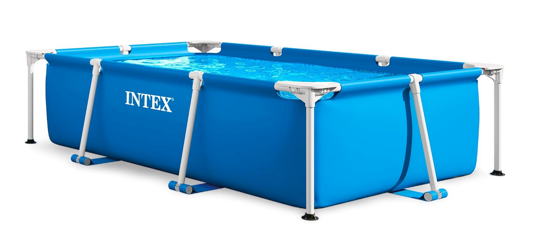 Intex Piscine Metal Frame Junior R45 850ectangulaire Tubulaire (l) 2,20 x (l) 1,50 x (h) 0,60m