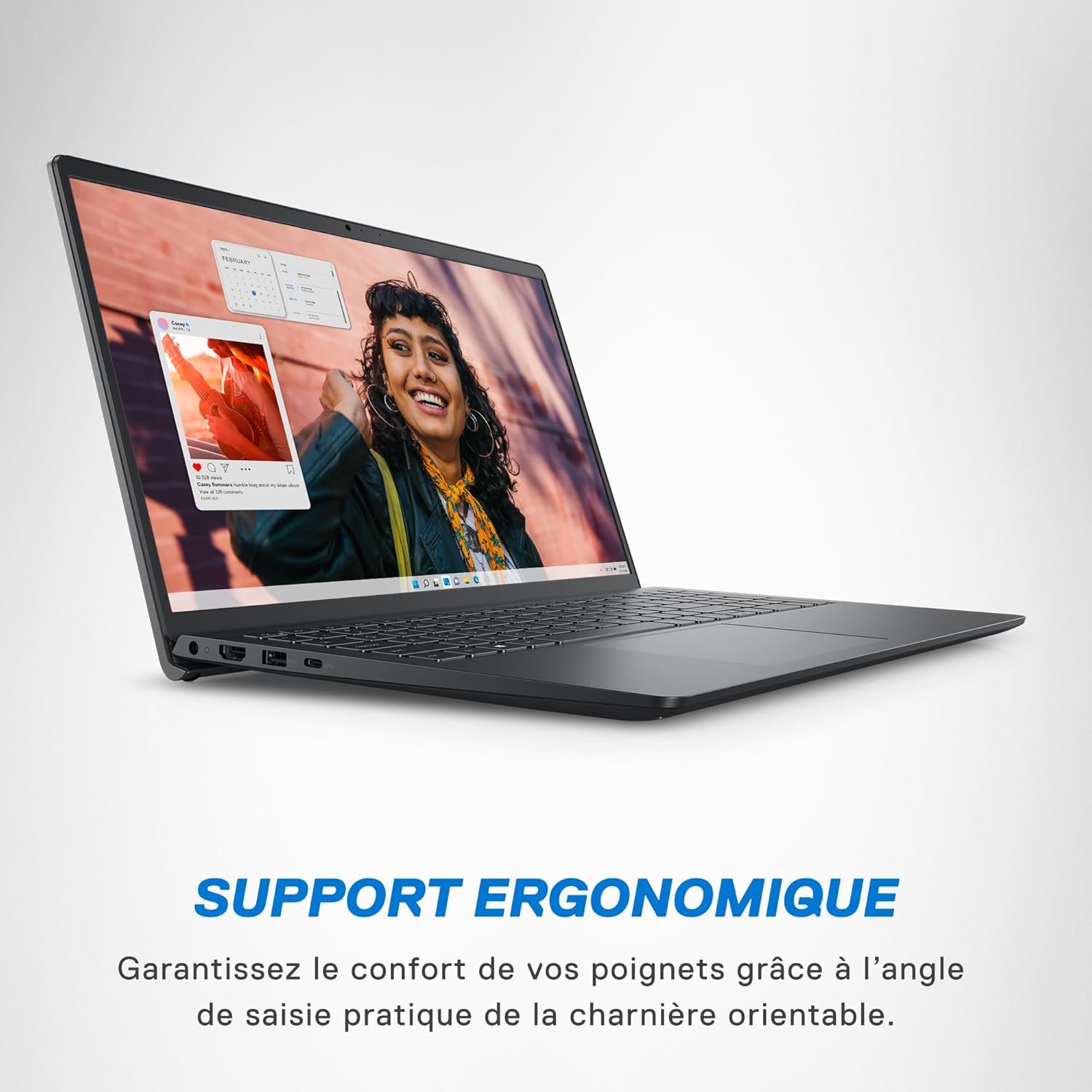 Dell Inspiron 15 (3530) - Ordinateur Portable 15,6'' Écran FHD 120 Hz, Intel Core i5, 16 Go RAM, 512 Go SSD