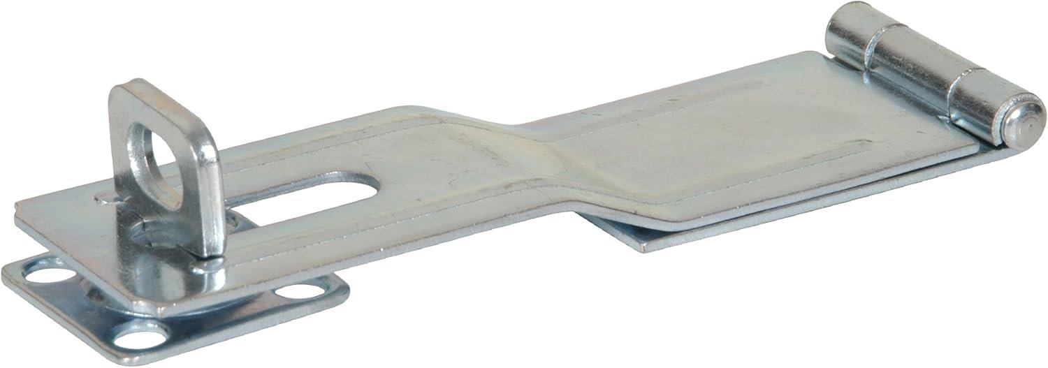 The Hillman Group 851391 6-Inch Swivel Staple Safety Hasps, Zinc Plated