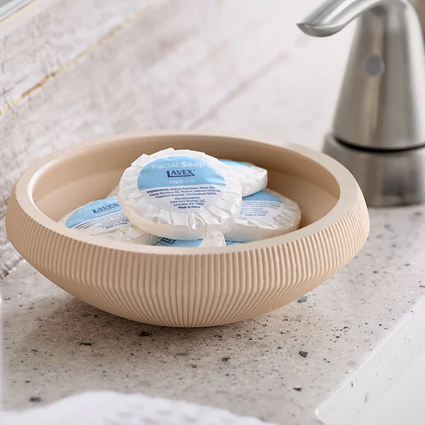 Savon Visage Rond Emballé Lavex 0,4 oz pour Hôtels et Motels – 1 000/Carton