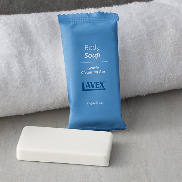Savon Corps Emballé Lavex 0,8 oz pour Hôtels et Motels – 500/Carton