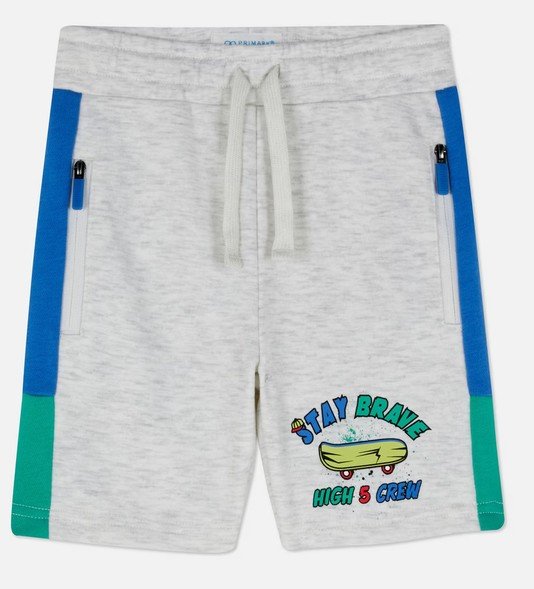 Short color block Stay Brave