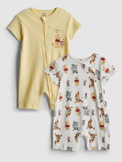 0–24 mois Lot de 2 Barboteuses Disney Winnie l'Ourson