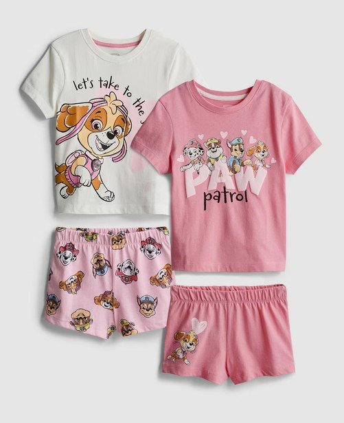 1,5–7 ans Lot de 2 Pyjamas Courts PAW Patrol