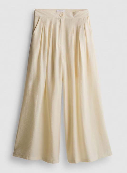 Pantalon Large Plissé The Edit