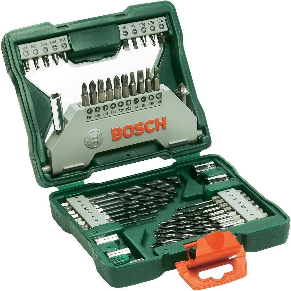 Bosch Accessories 43 pièces Ensemble de forets et de tournevis en titane X-Line