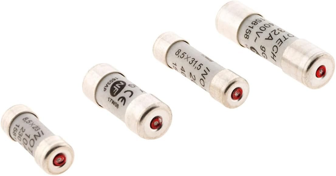 Lot de 8 fusibles 3x10A+3x16A+1x20A+1x32A avec voyant NF