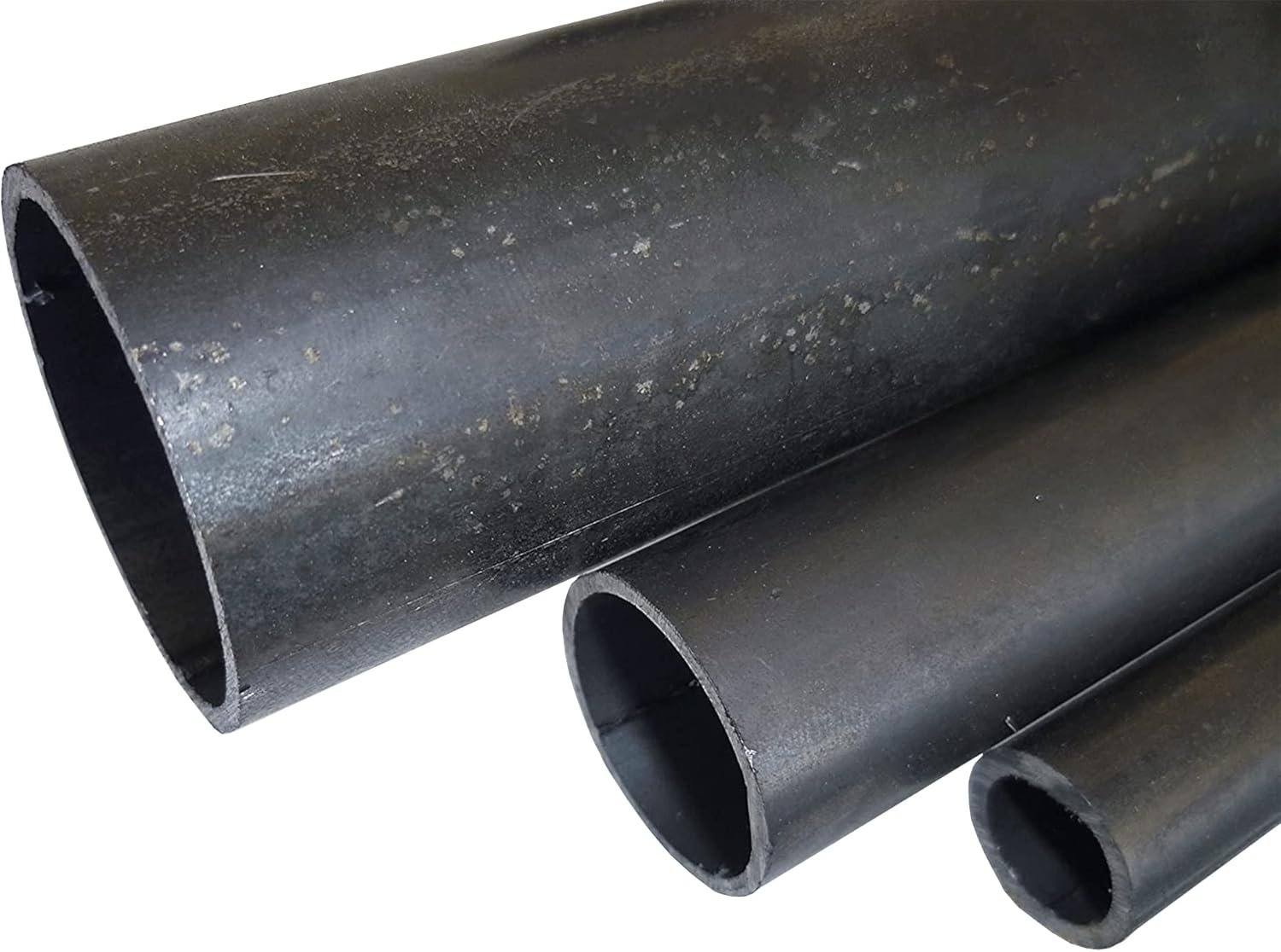 Tube rond en acier brut, diamètre 21,3 x 2,0 mm (1/2")