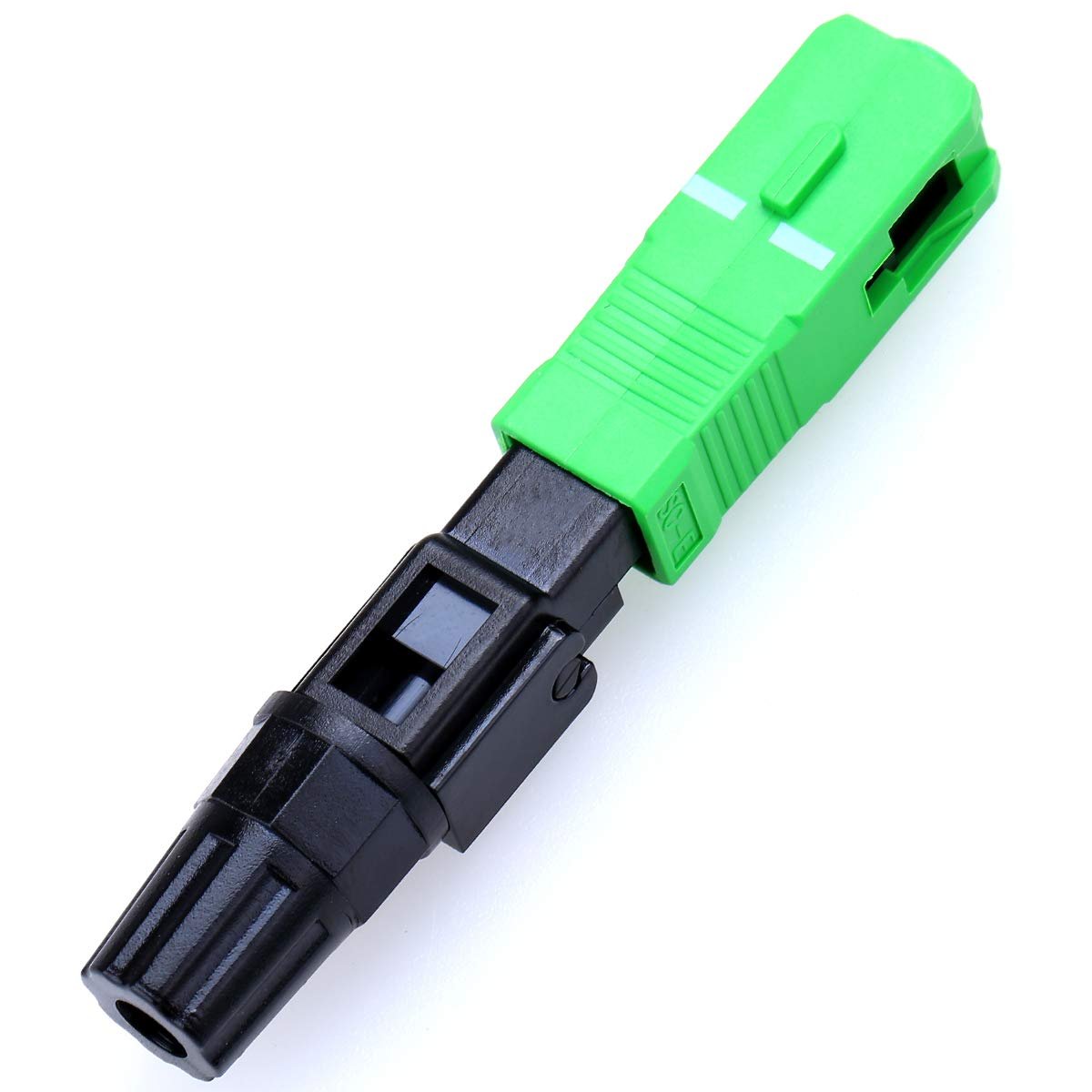 100pcs Ftth Connecteur d'assemblage rapide intégré SC-APC connecteur de fibre de fibre de fil recouvert