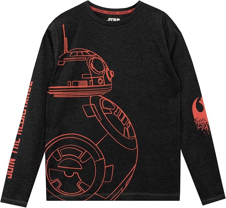 Star Wars - T-Shirt à Manches Longues - BB8 - Garçon