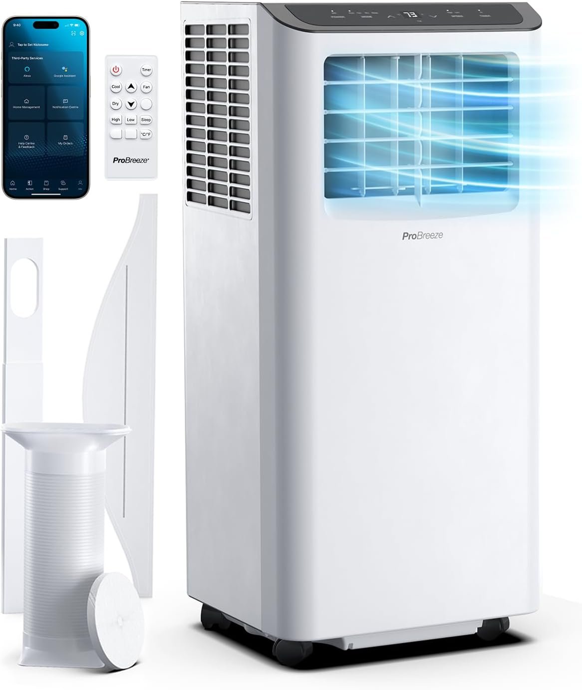 Climatiseur Mobile 4-en-1 9000 BTU