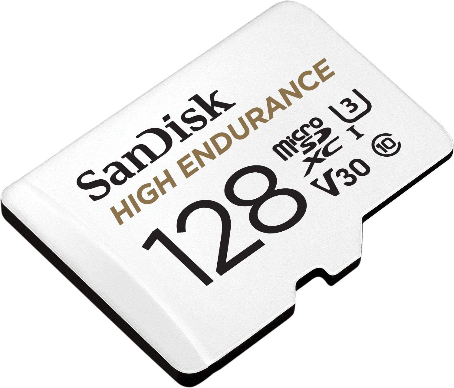 SanDisk 128 Go High Endurance carte microSDXC pour les caméras IP et les caméras embarquées + adaptateur SD