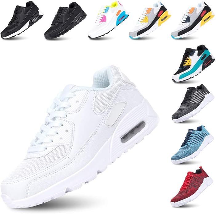 Hitmars Chaussures de Course Homme Femme Running Sport Fitness Respirantes Legere Gym Athlétique AIR Sneaker