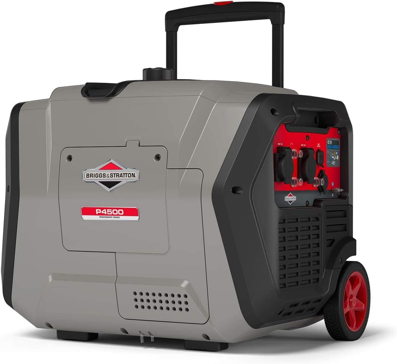 Groupe électrogène à onduleur portable à essence PowerSmart Series Inverter P4500 de Briggs & Stratton, alimentation propre 4500 watts/3700 watts