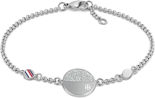 Bracelet pour Femme en Acier Inoxydable avec un Charm