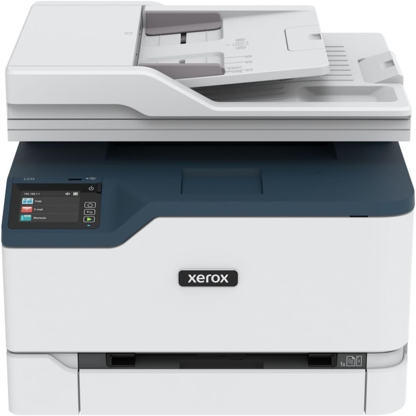 Xerox C235dni A4 22ppm Couleur Imprimante Multifonction Laser Sans Fil avec Impression Recto-Verso - Copie/Impression/Scanner/Fax - Ecran tactile Couleur