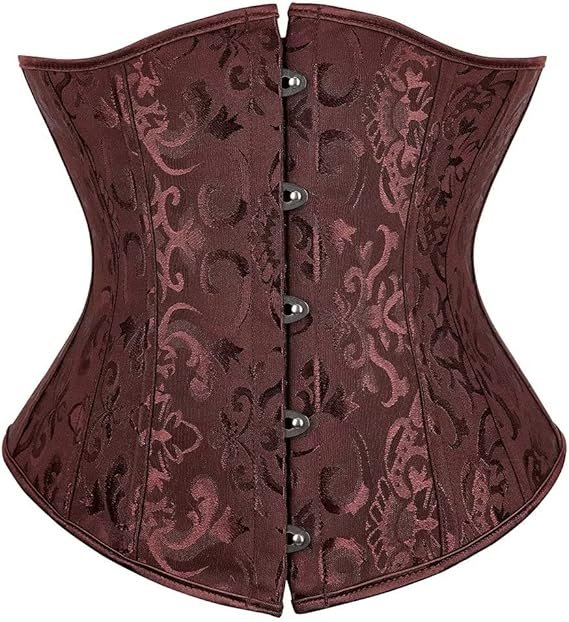 Jutrisujo Corset Underbust Bustier Femme Top Sûrre Taille Sexy Lingerie Vintage