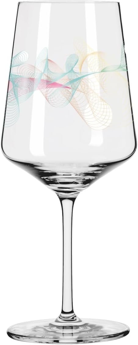 Verre à apéritif 500 ml - série Sommerrausch n° 14 avec spirales colorées