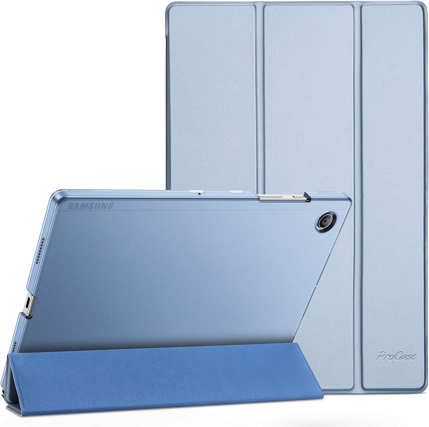 ProCase Coque pour Galaxy Tab A8 10.5" (SM-X200 SM-X205 SM-X207) en 2021 2022, Étui Housse de Protection Anti-Chute( Bleu Ciel)