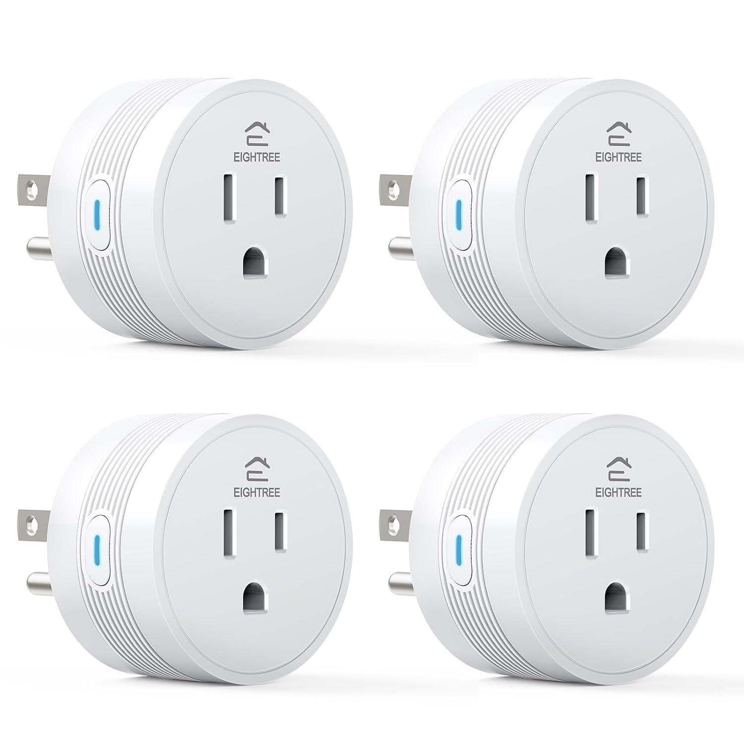 Prise intelligente 15A, Wi-Fi et Bluetooth Smart Outlet pour les appareils électroménagers de haute puissance, fonctionne avec Alexa & Google Home