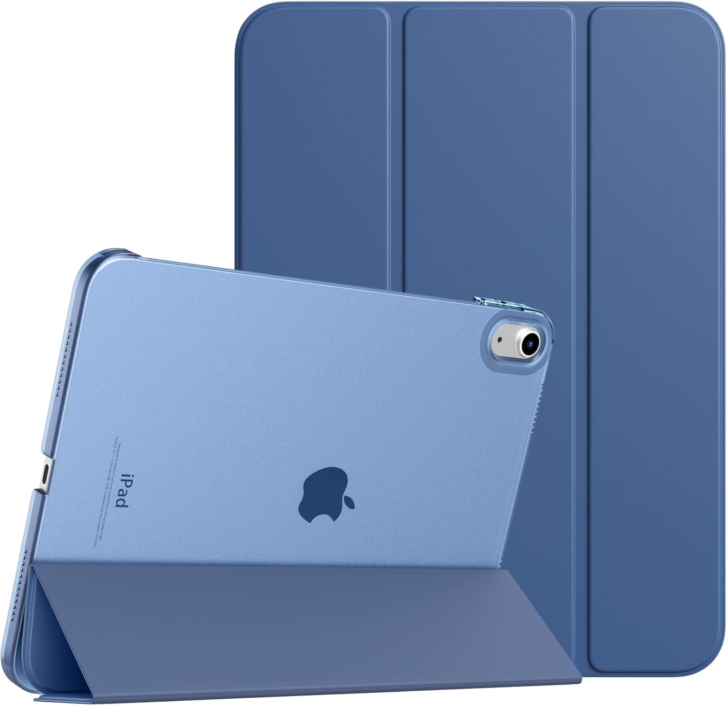 Coque TiMOVO pour iPad 11th Generation (A16) 11 pouces 2025 / iPad 10th Generation 10,9 pouces 2022,compatible Touch ID,(bleu abyssal)