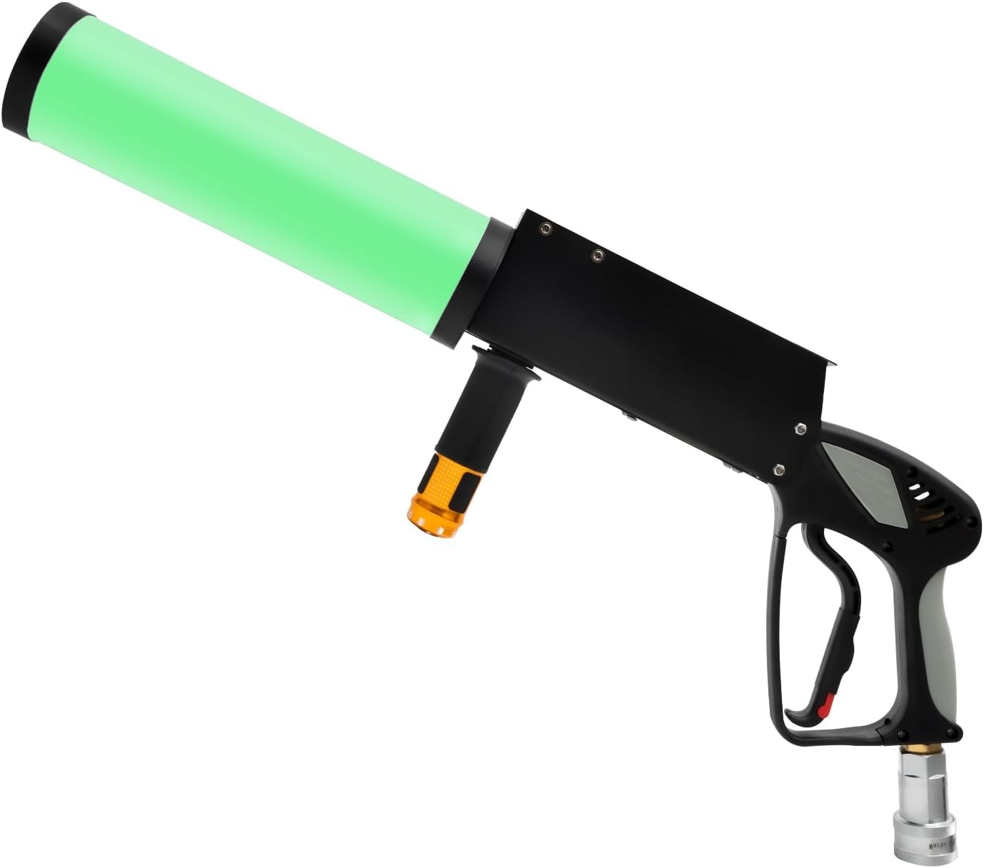 Canon à CO₂ Portable LED RGB – Pistolet Cryo Jet pour DJ & Scène – Portée 6 à 10 m – Tuyau 3 m