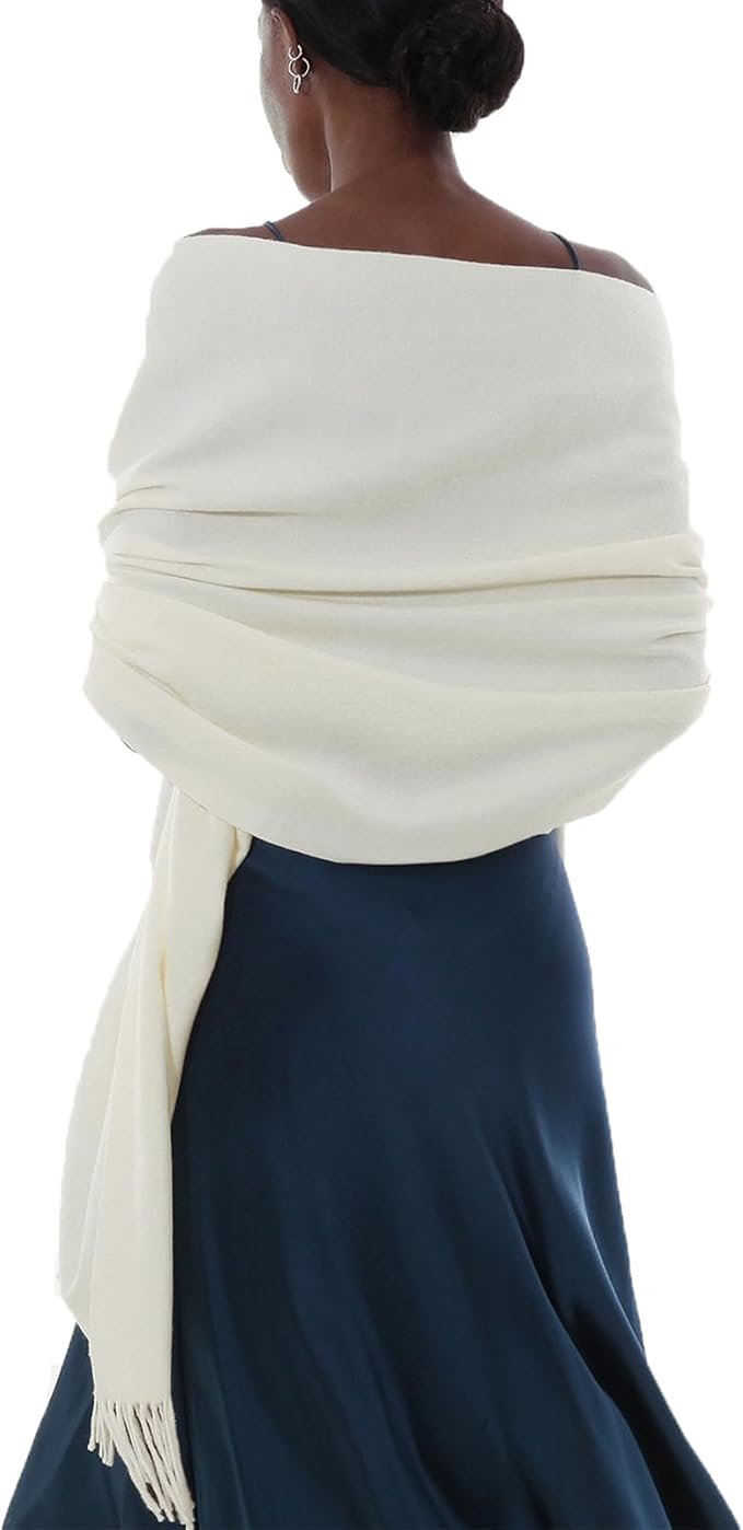 Echarpe Chale Écharpe Châles Femme Hiver Chaud Grosse Echarpes Foulards Pashmina Etole Mariage