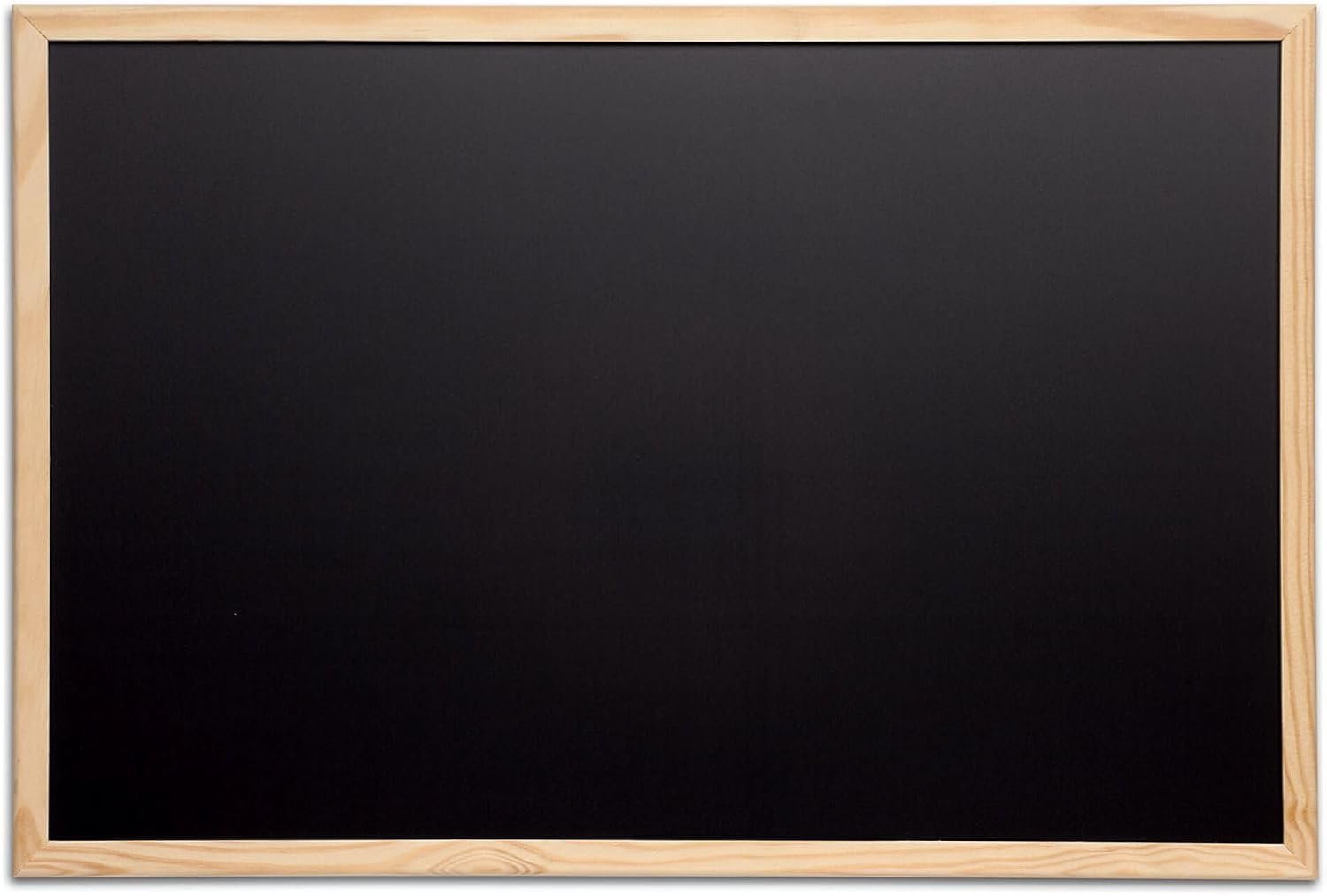 Tableau Craie 40x60cm Avec Cadre en Bois | Inscriptible Avec Crayon de Couleurs | Mural pour Bureau et Gastronomie