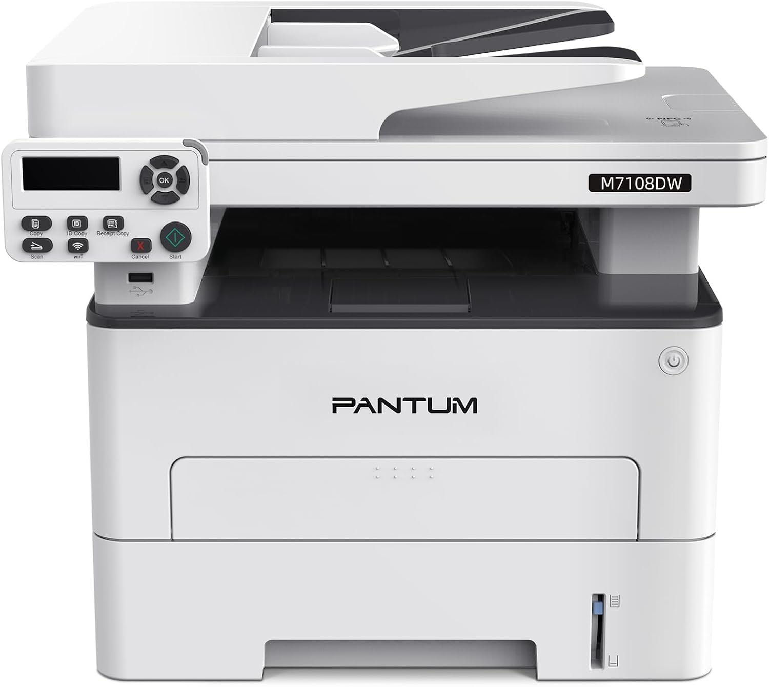 Imprimante Laser Multifonction, Noir et Blanc, Impression/Copie/Scanner 3en1, Impression Recto-Verso