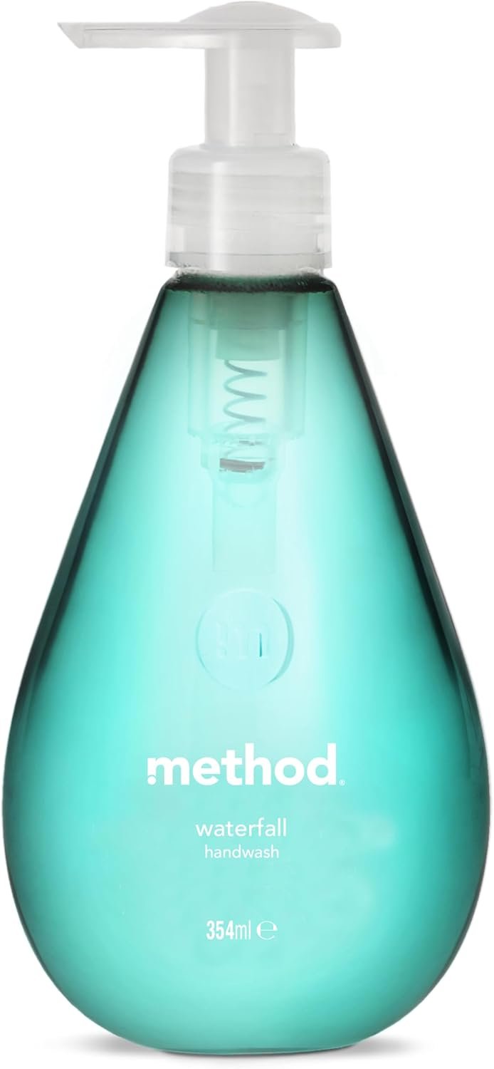 Method Savon Liquide Pour les Mains, Formule Douce et Ingrédients d'Origine Naturelle, Bouteille Recyclable, Parfum Cascade D'eau, 354ml