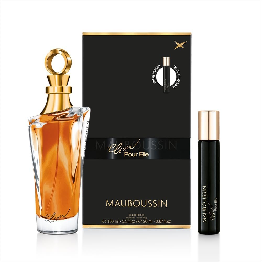 Elixir Pour Elle 100ml + 20ml (Travel Spray) - Eau de parfum Femme - Senteur Florale & Orientale