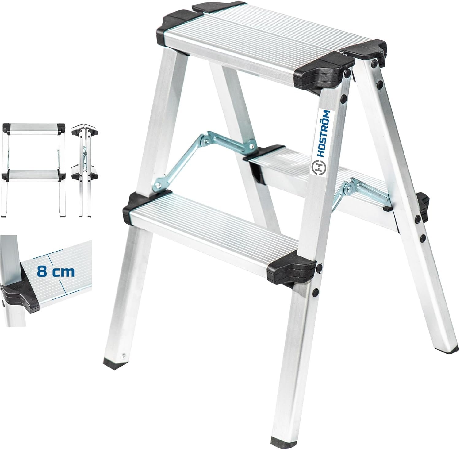 Escabeau Marche Pied 2 marches , Petit escabeau Pliable